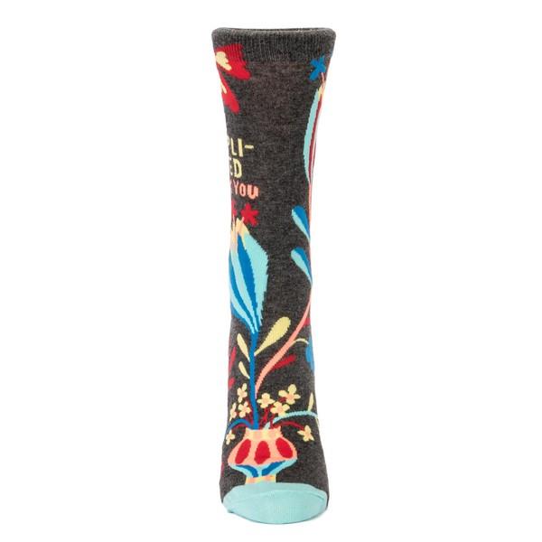 Blue Q Women's Crew Sock I'm Complicated Thank You | The Gifted Type