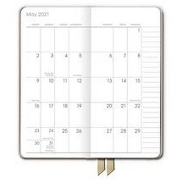 Pearl Shimmer Jotter Agenda - 17 Months