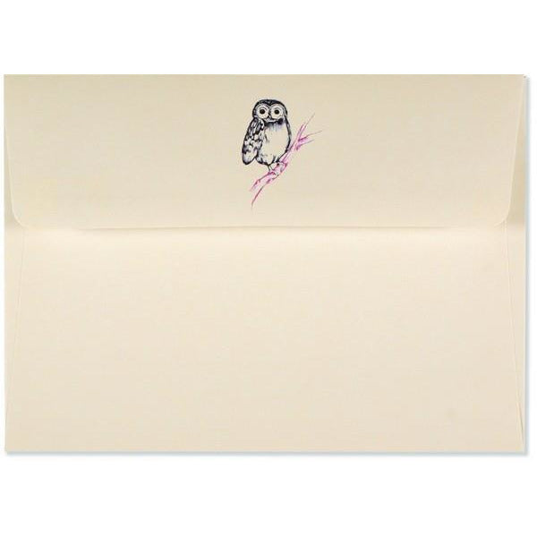 Owl Portrait Blank Notecards