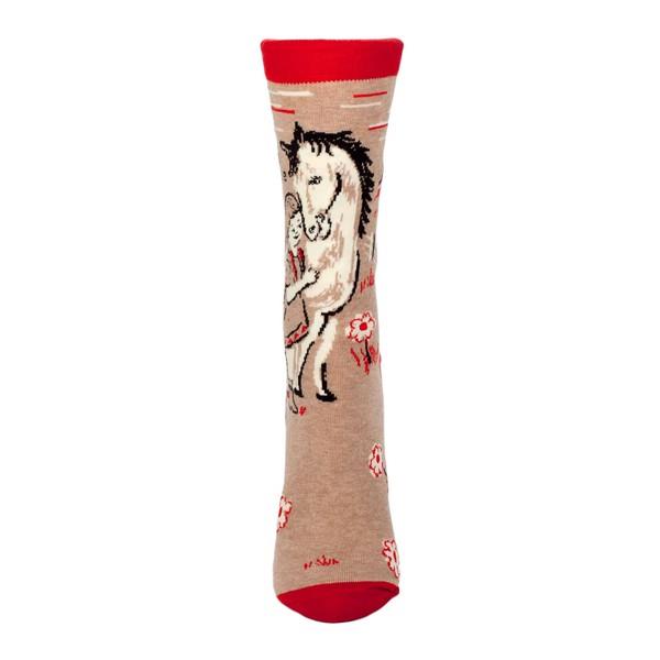 Blue Q Women's Crew Sock I Hate Everyone Too | The Gifted Type