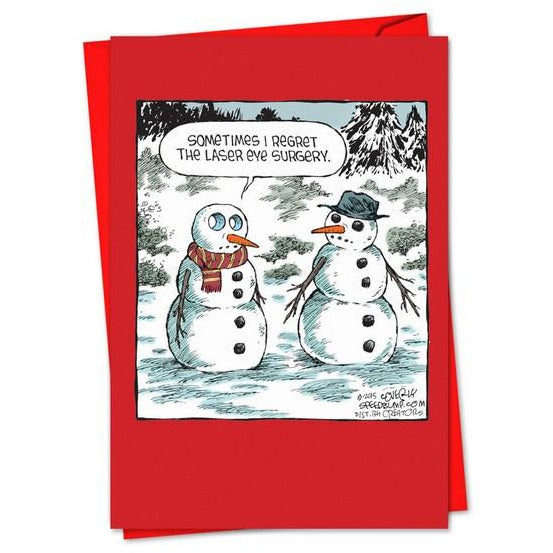 Laser Eye Surgery Christmas Card