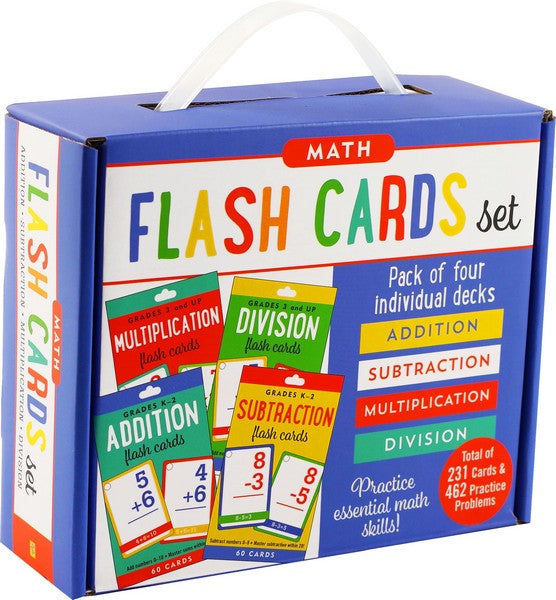blue box with colourful text and illustrations