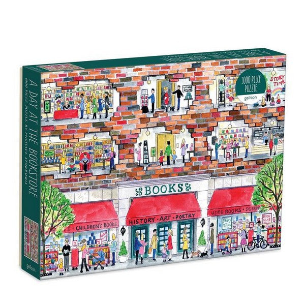 Galison 1000 Piece Puzzle | A Day At The Bookstore