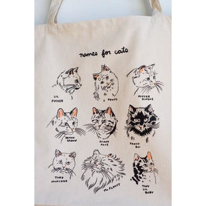 Names for Cats XL Tote Bag