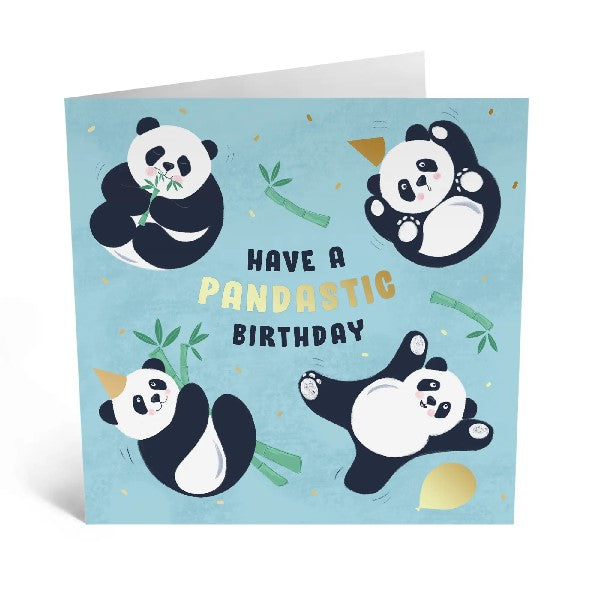 Pandastic Birthday Card