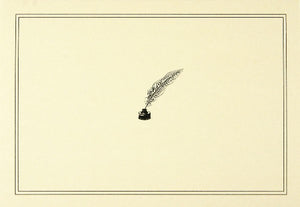 Quill Blank Blank Notecards