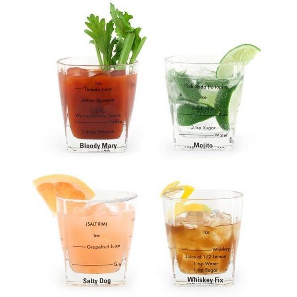 Bartending Glasses - Set of 4