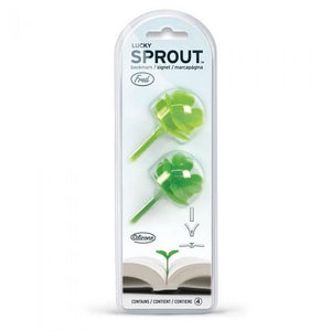 two bookmarks in the shape of clovers