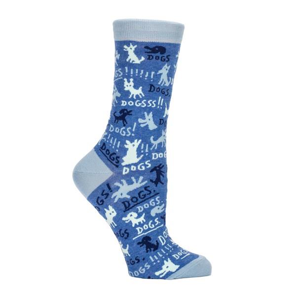 Blue Q Women's Crew Sock Dogs! | The Gifted Type