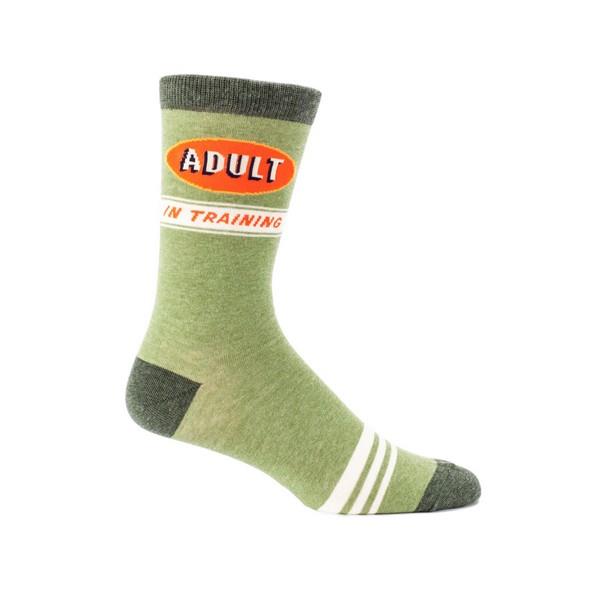 Blue Q Men's Crew Sock Adult In Training | The Gifted Type