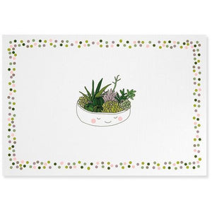 Succulents Blank Notecards