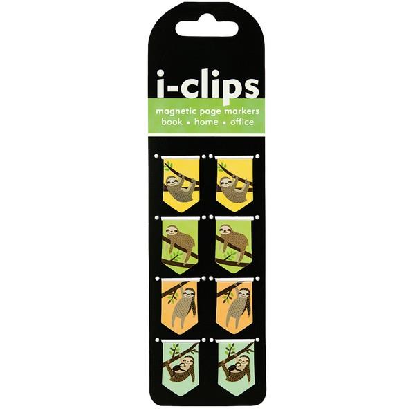 Sloth I-Clips Magnetic Page Marker | The Gifted Type
