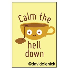 Calm The Hell Down | Magnet | The Gifted Type