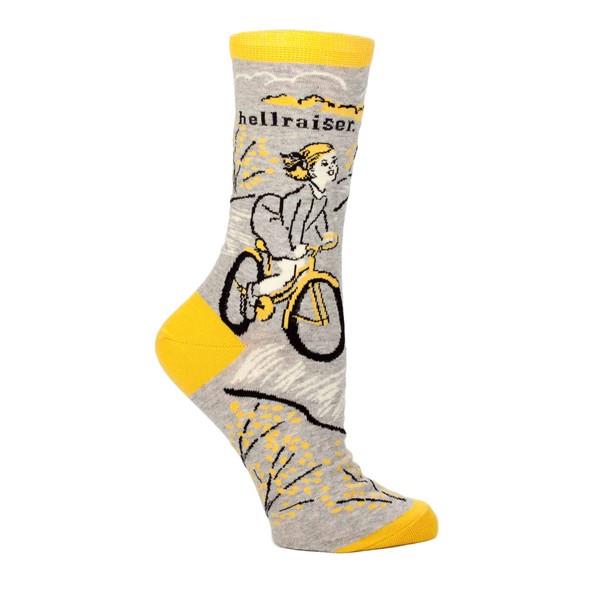 Blue Q Women's Crew Sock Hellraiser | The Gifted Type