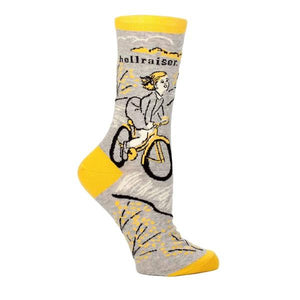 Blue Q Women's Crew Sock Hellraiser | The Gifted Type