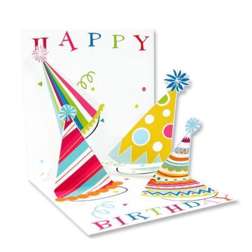 Festive Hats Pop-Up Card | Up With Paper | The GIfted Type