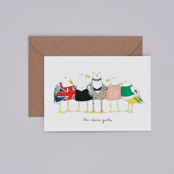 Spice Gulls Blank Humour Card